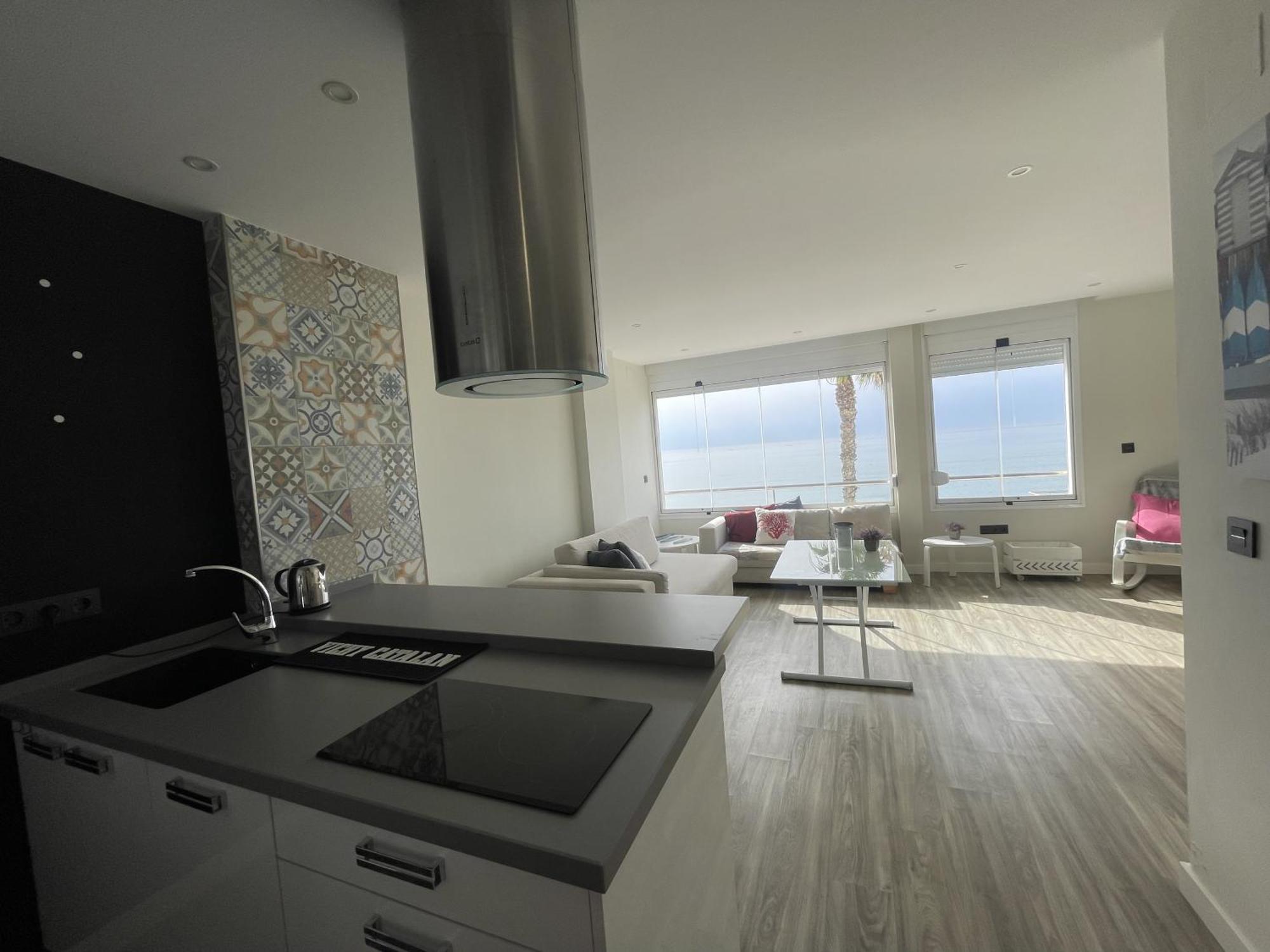 토레몰리노스 Moderno Piso Mirando Al Mar 아파트 외부 사진